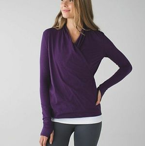 Lululemon Long Sleeve Crossover Shirt Grey